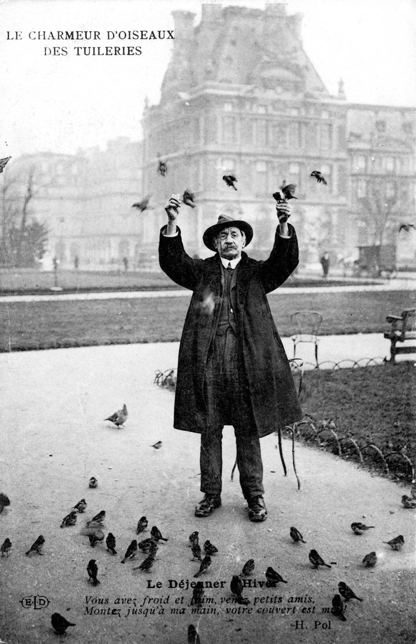 The Bird Charmer of the Tuileries by Unbekannt
