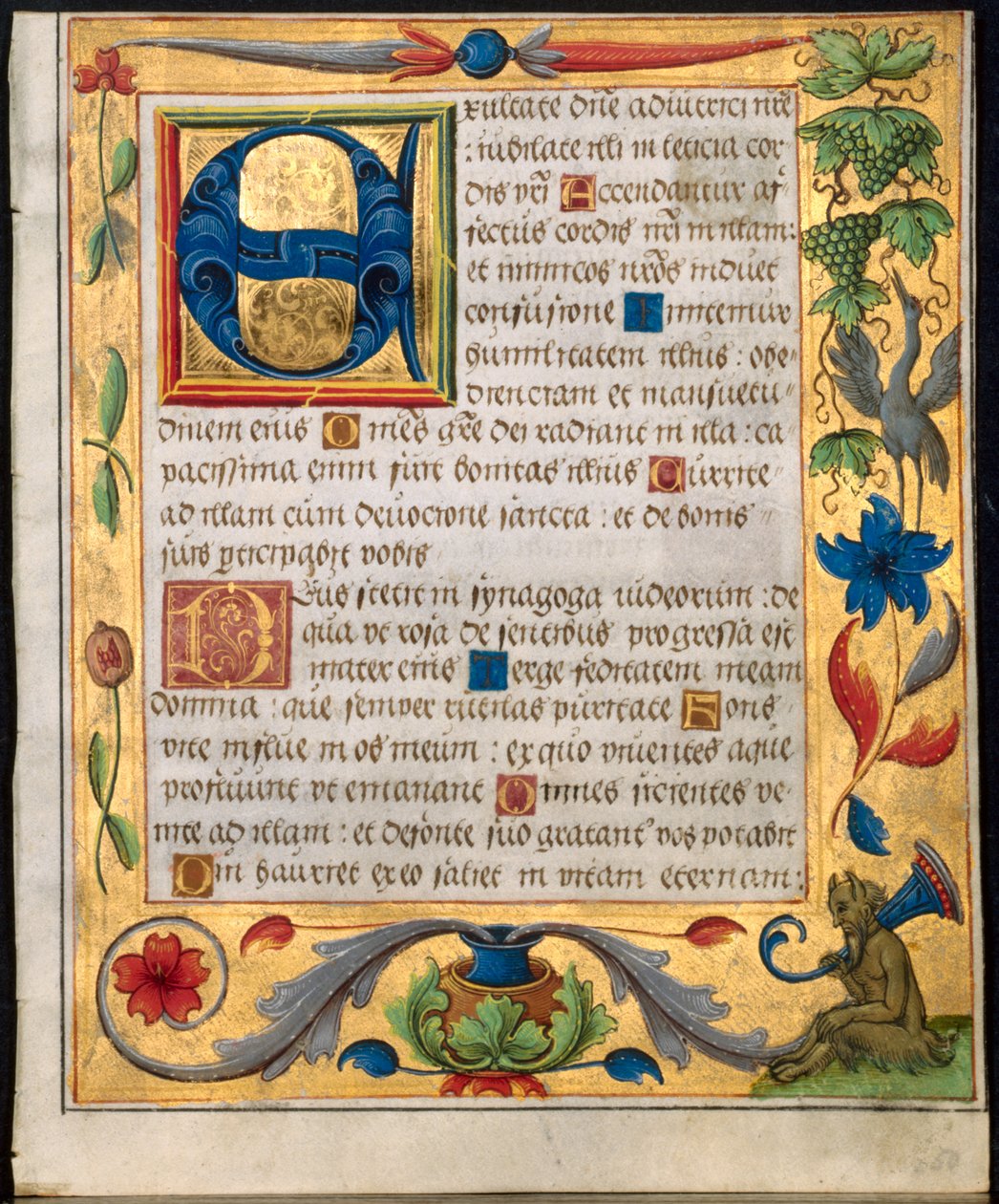 Leaf from a Psalter and Prayerbook, c. 1524 by Unbekannt