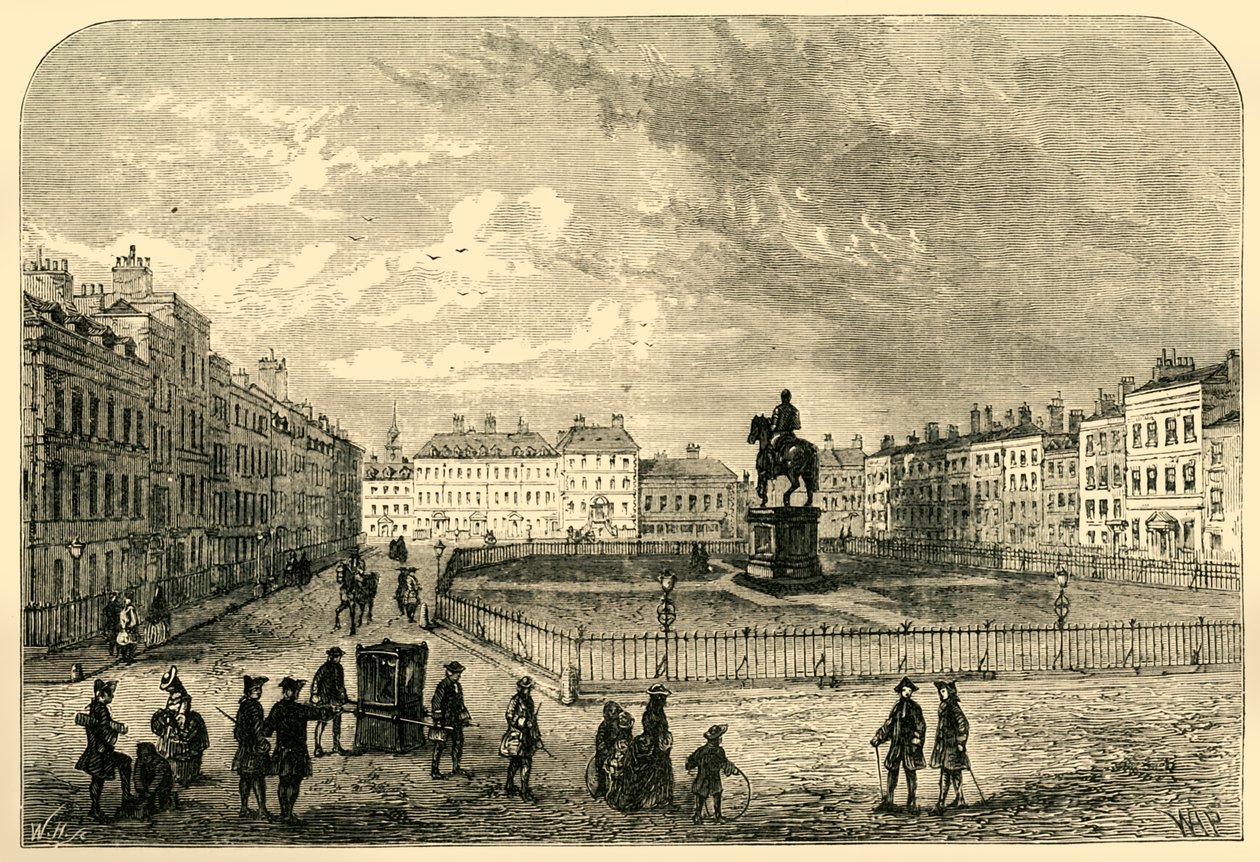Leicester Square, about 1750 by Unbekannt