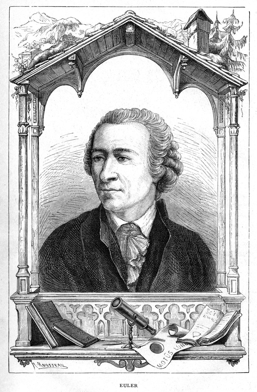 Leonhard Euler, Swiss Mathematician by Unbekannt