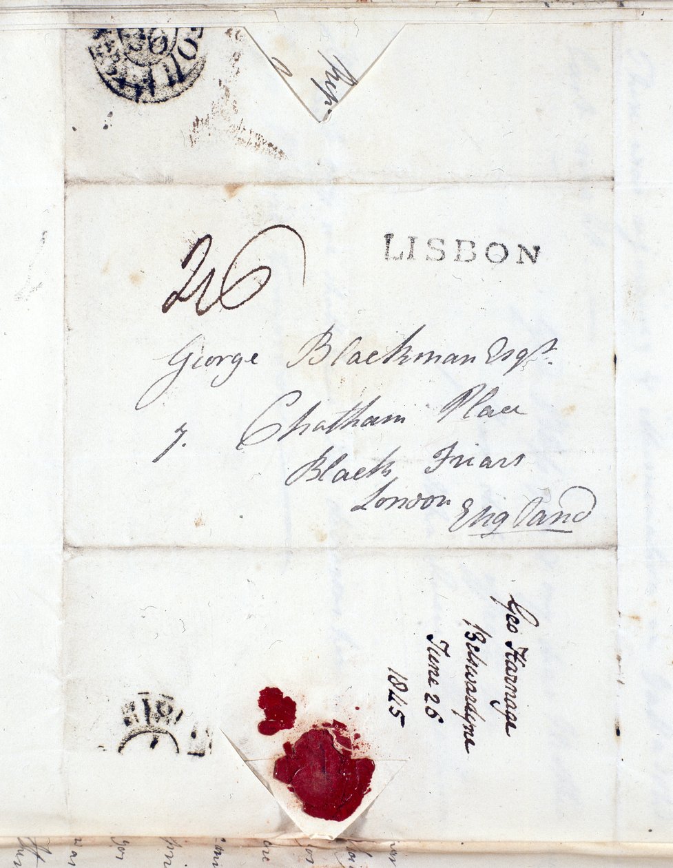 Letter from Capt J. L. Blackman, Coldstream Guards by Unbekannt
