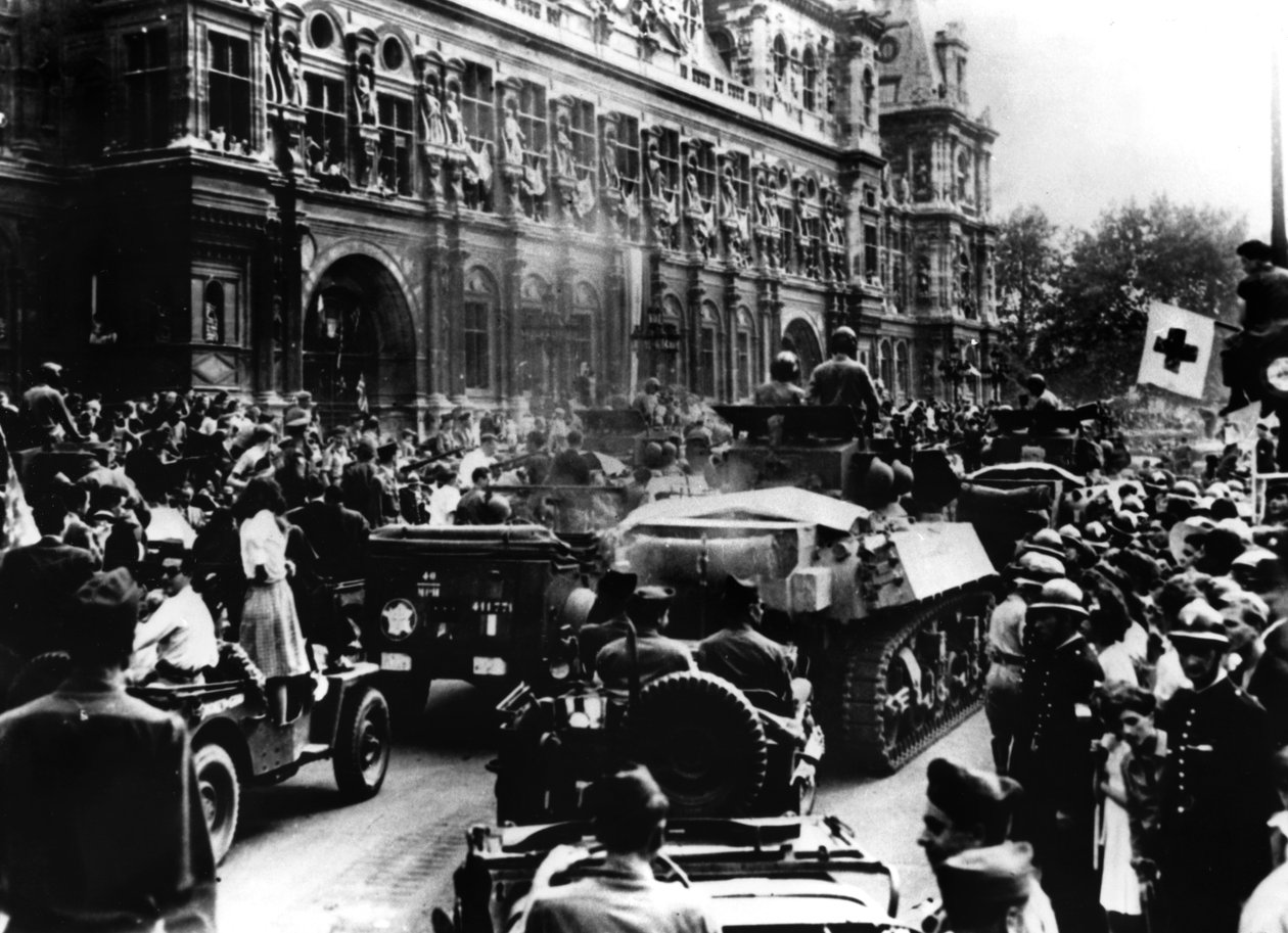 Liberation of Paris, 25 August 1944 by Unbekannt