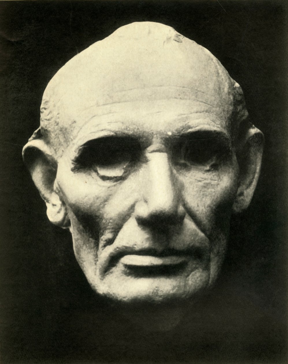 Life mask of Abraham Lincoln by Unbekannt