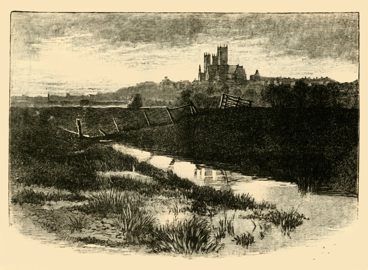 Lincoln, from Witham Bank by Unbekannt
