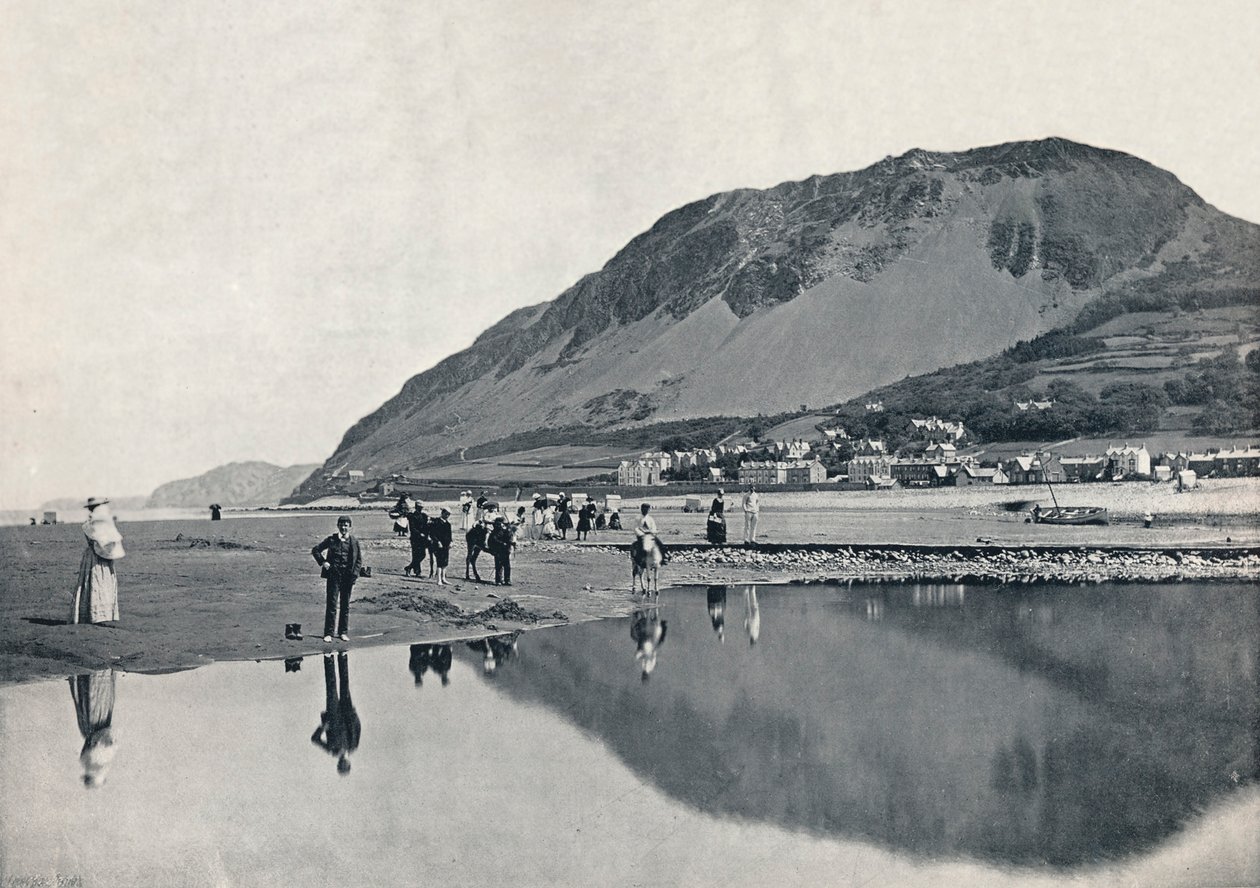 Llanfairechan - The Village and Penmaenmawr Mountain by Unbekannt