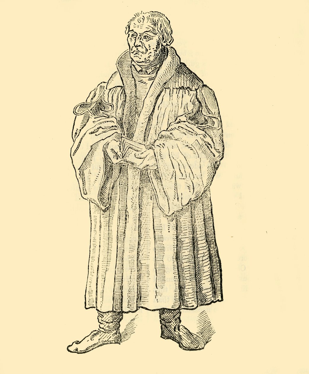 Luther Preaching by Unbekannt