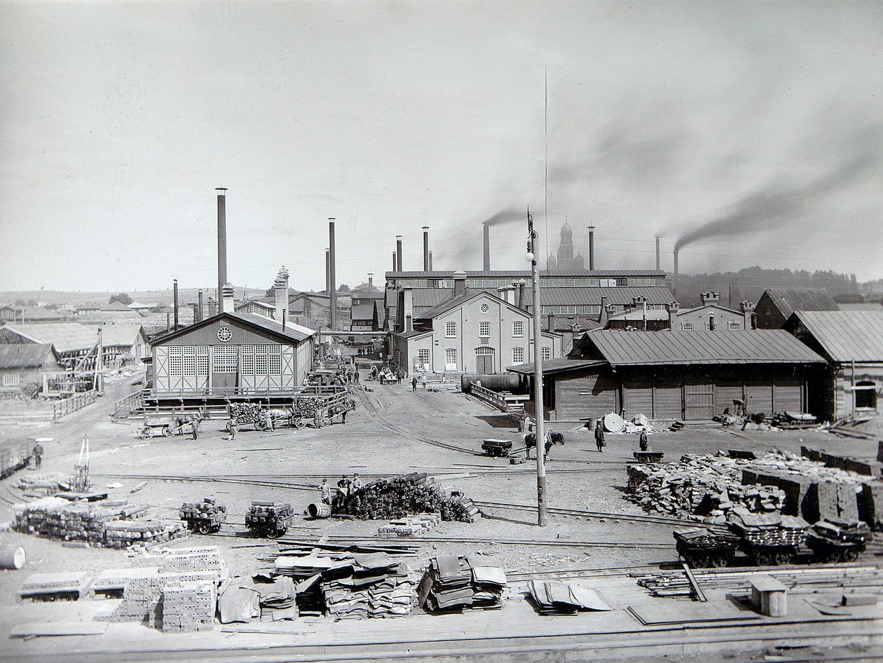 Lysva Iron Foundry, Russia by Unbekannt