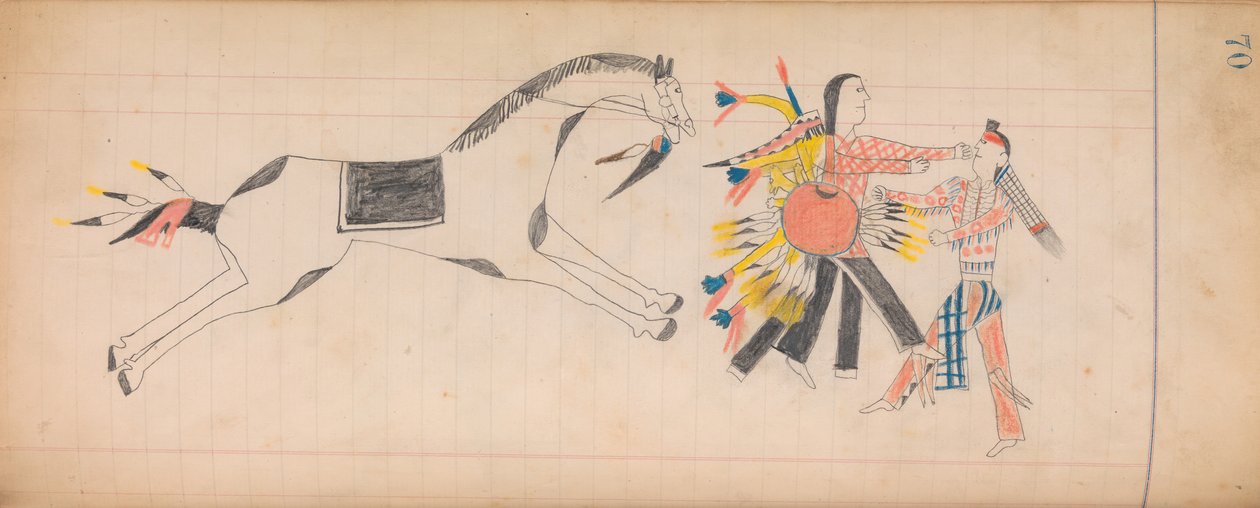 Maffet Ledger: Drawing, ca. 1874-81 by Unbekannt