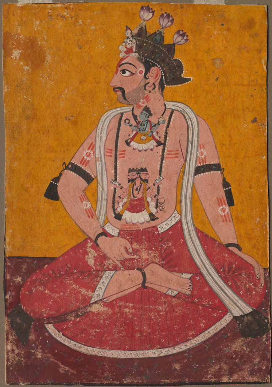 Man Dhata in Yogi Position by Unbekannt