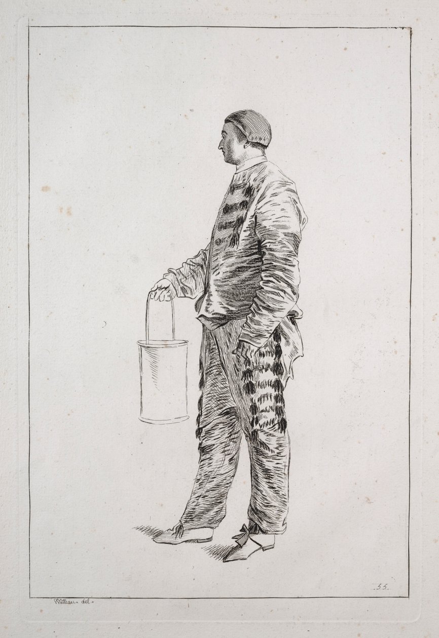 Man Standing, 1700s by Unbekannt