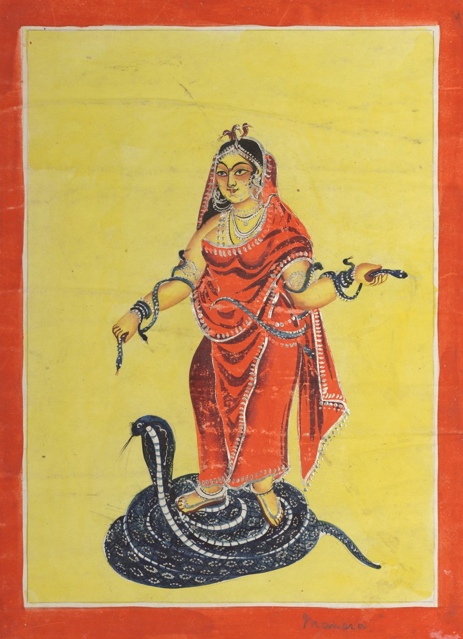 Manasa, The Snake Goddess by Unbekannt