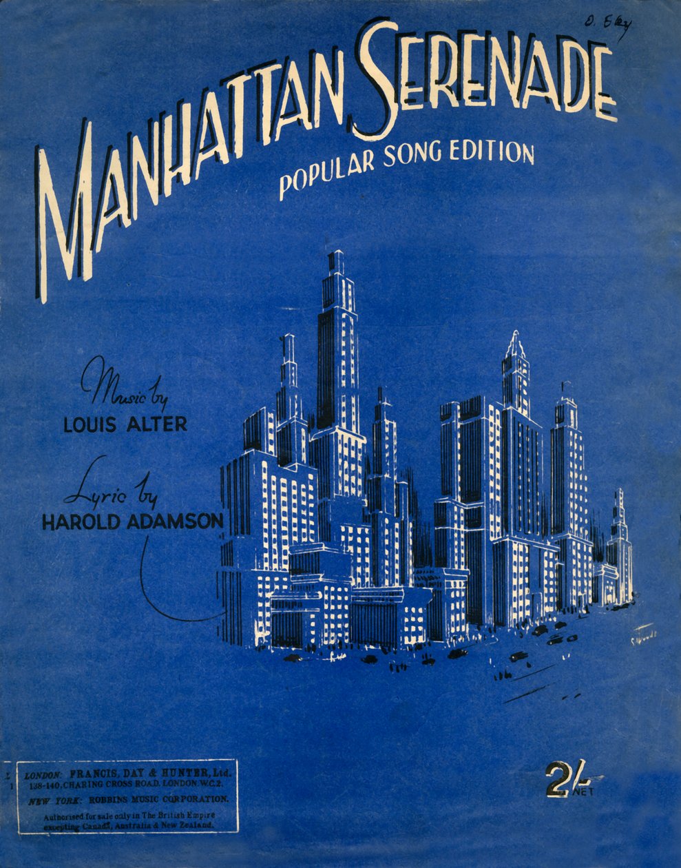Manhattan Serenade, c. 1942 by Unbekannt