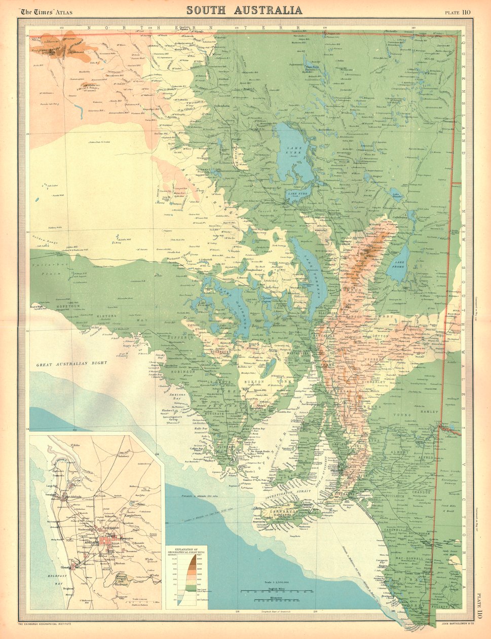 Map of South Australia by Unbekannt