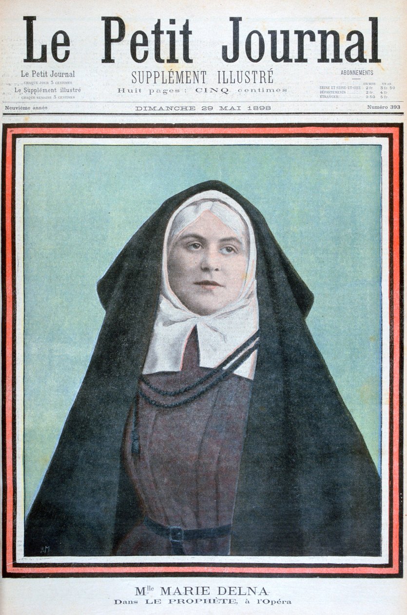 Marie Delna in the Opera Prophet by Unbekannt