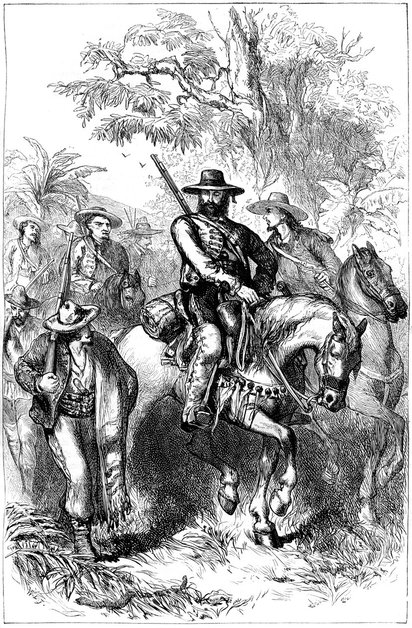 Mexican Filibusters on the March by Unbekannt