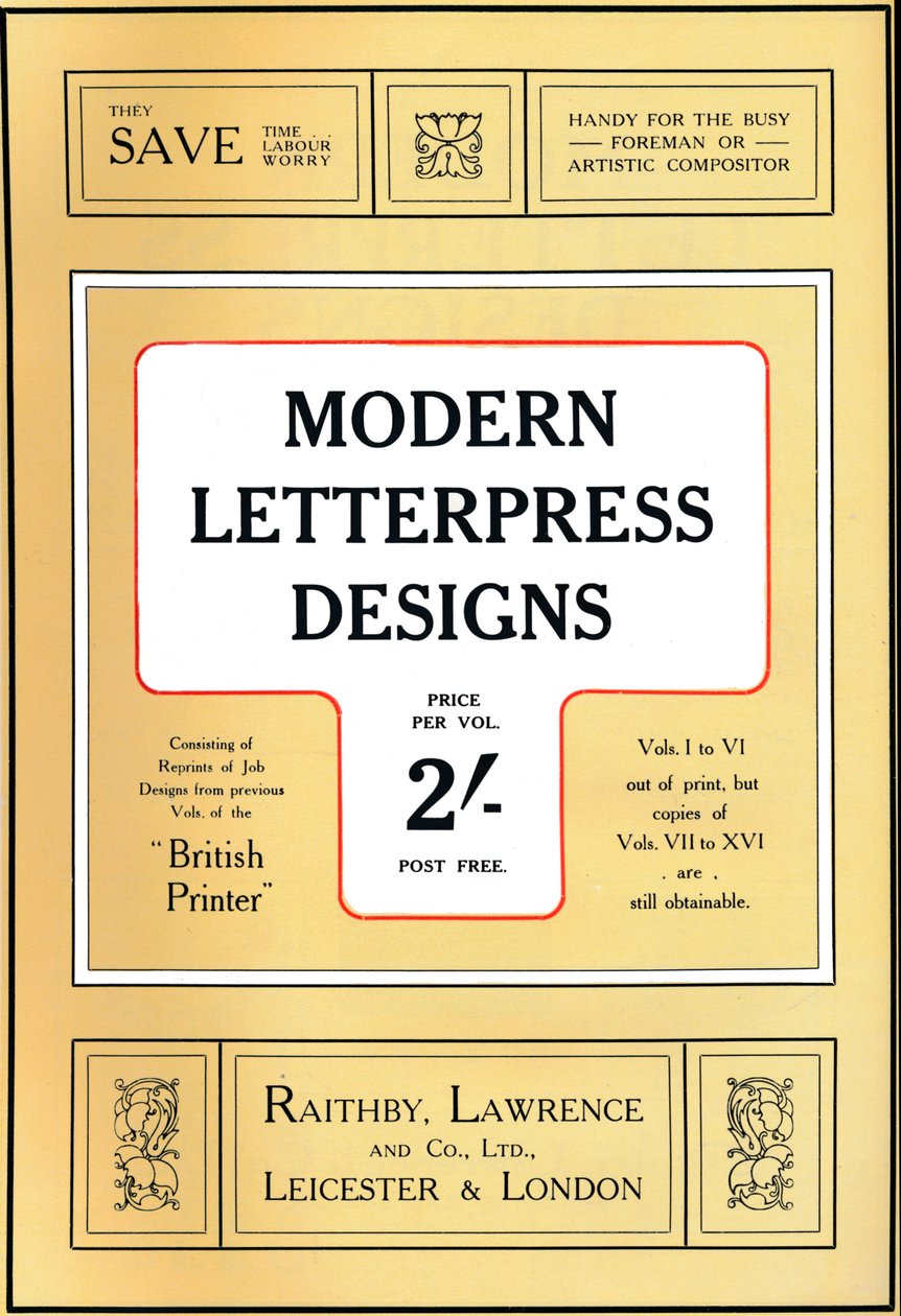 Modern Letterpress Designs - Prize Design by Unbekannt