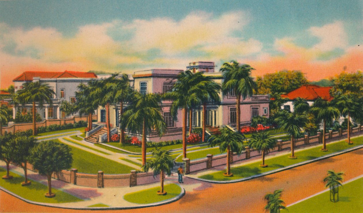 Modern Residence in El Prado, Barranquilla, c1940s by Unbekannt