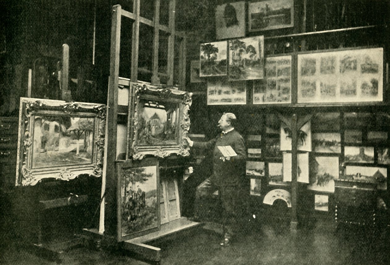 Monsieur Detaille in His Studio by Unbekannt