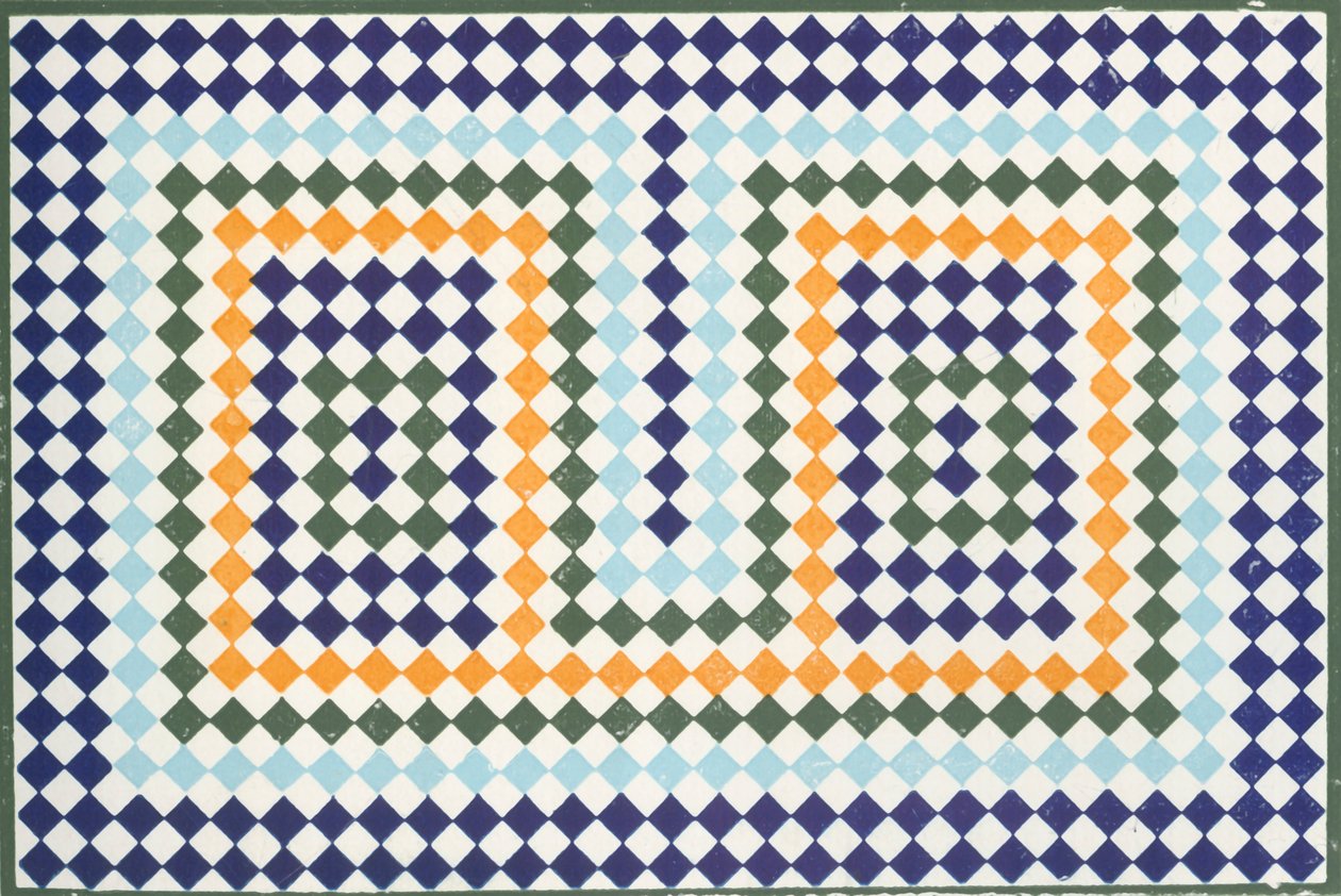 Mosaics in the Baths, 1907 by Unbekannt
