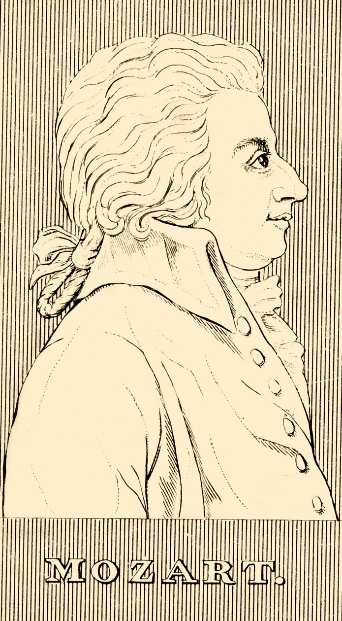 Mozart by Unbekannt