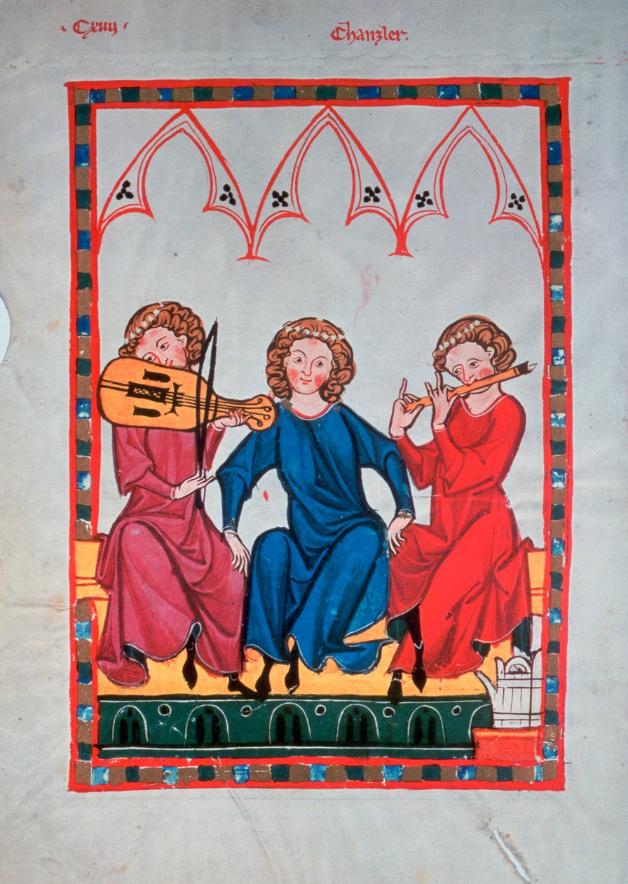 Musicians, 1304-1340 by Unbekannt