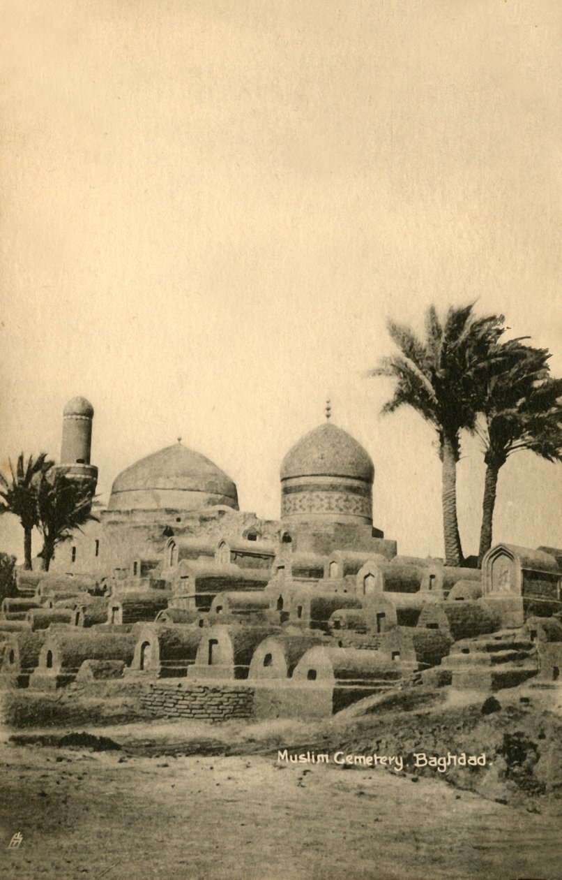 Muslim Cemetery, Baghdad by Unbekannt