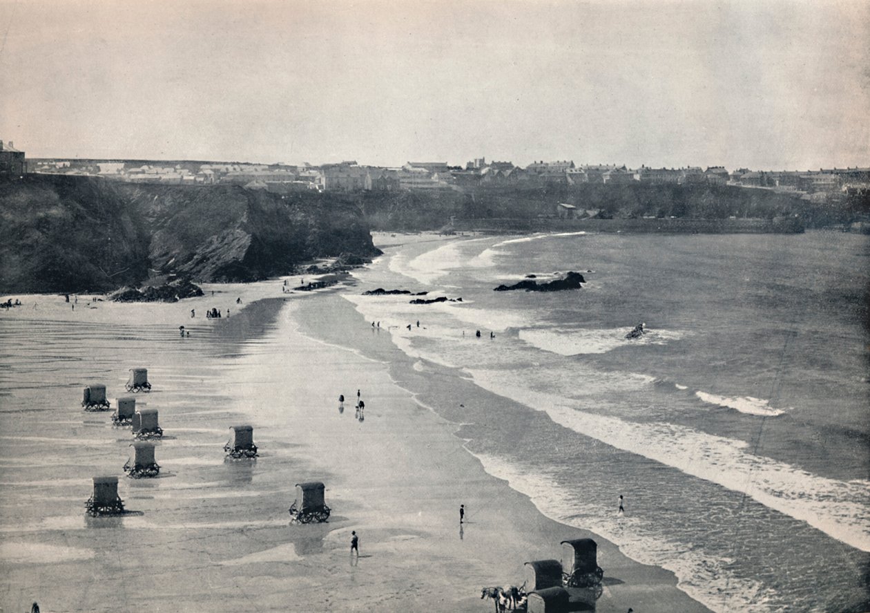 Newquay - A Quiet Bathing-Place, 1895 by Unbekannt