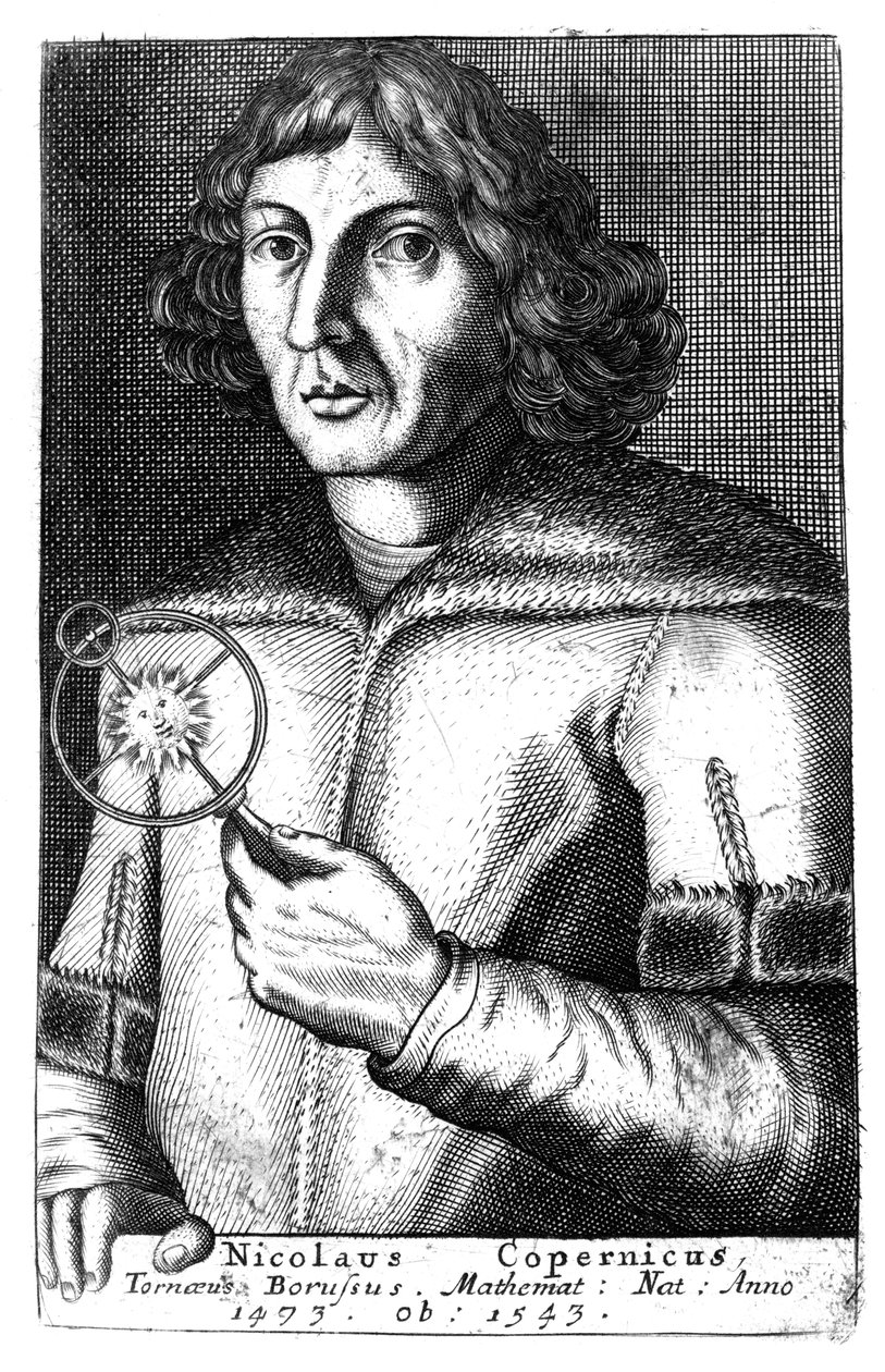 Nicolas Copernicus, Polish astronomer and mathematician by Unbekannt