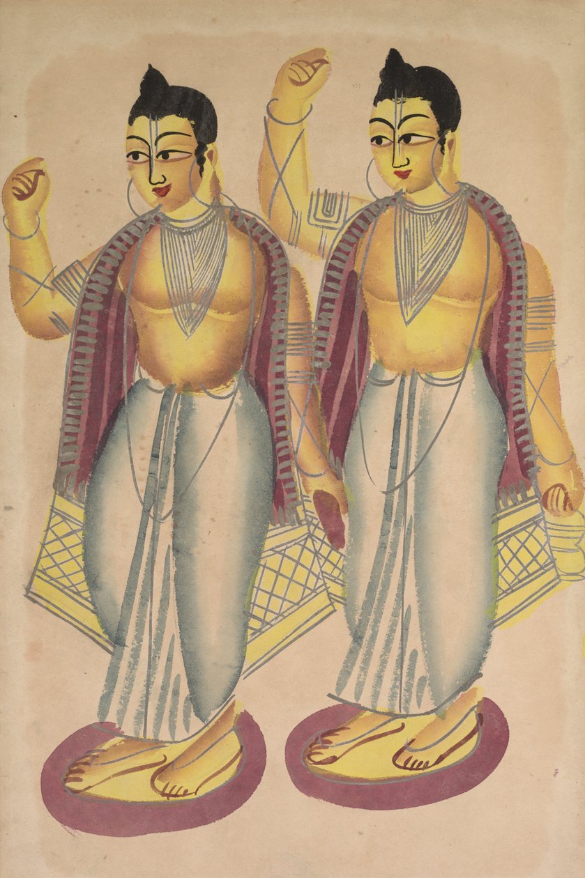 Nitai and Gaur by Unbekannt