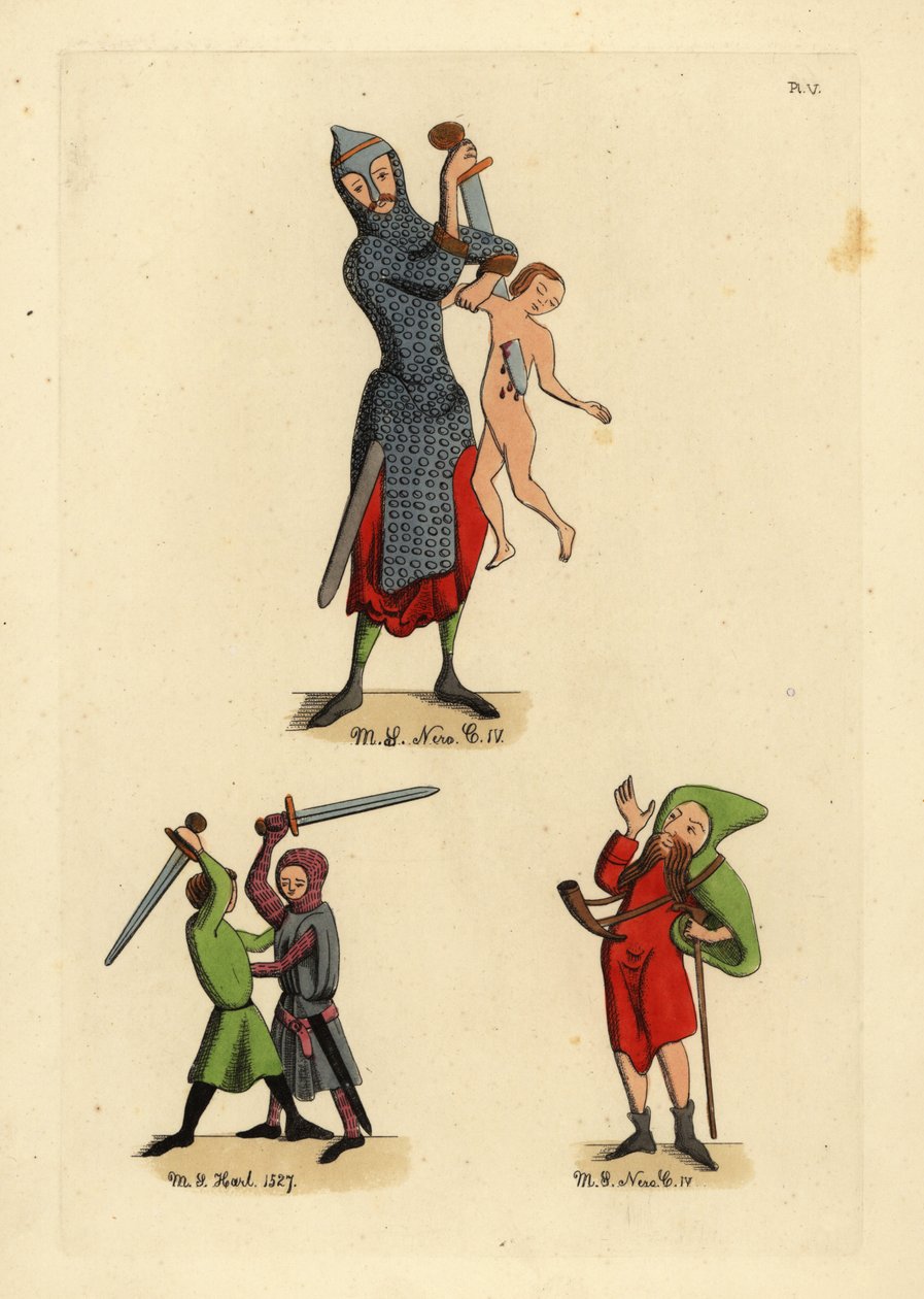 Norman fashions 11th century by Unbekannt