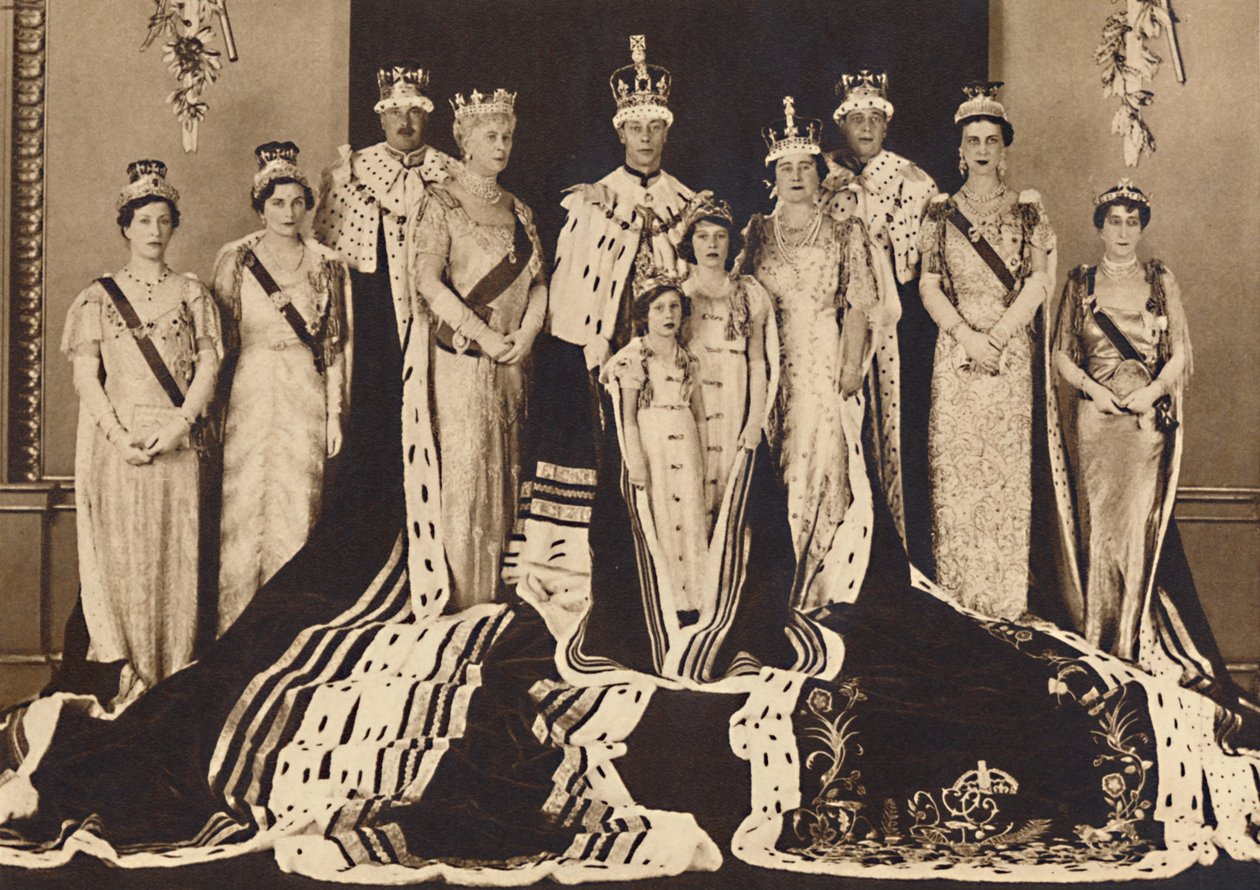 Official Coronation Group by Unbekannt