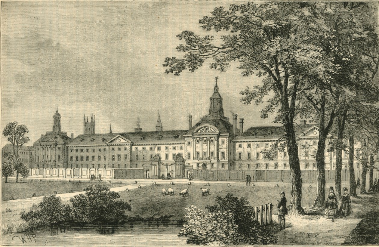 Old Bethlehem Hospital, Moorfields about 1750 by Unbekannt