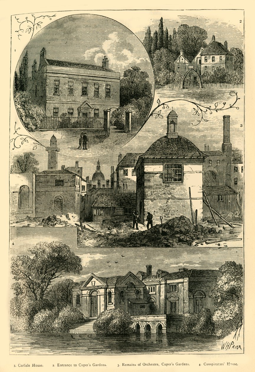Old Views in Lambeth, c1878 by Unbekannt