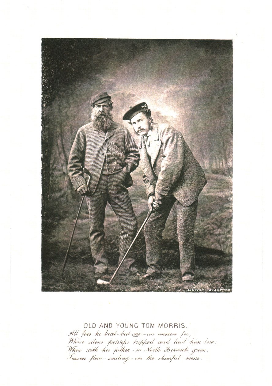 Old and Young Tom Morris by Unbekannt