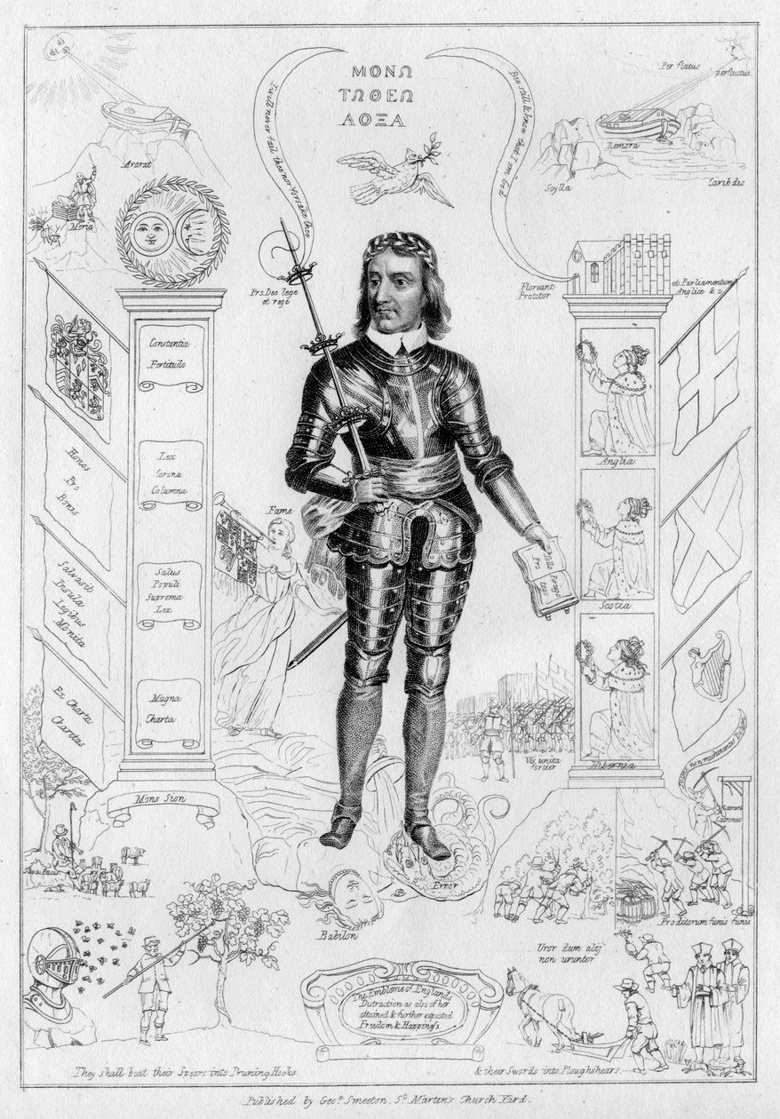 Oliver Cromwell as Christ by Unbekannt
