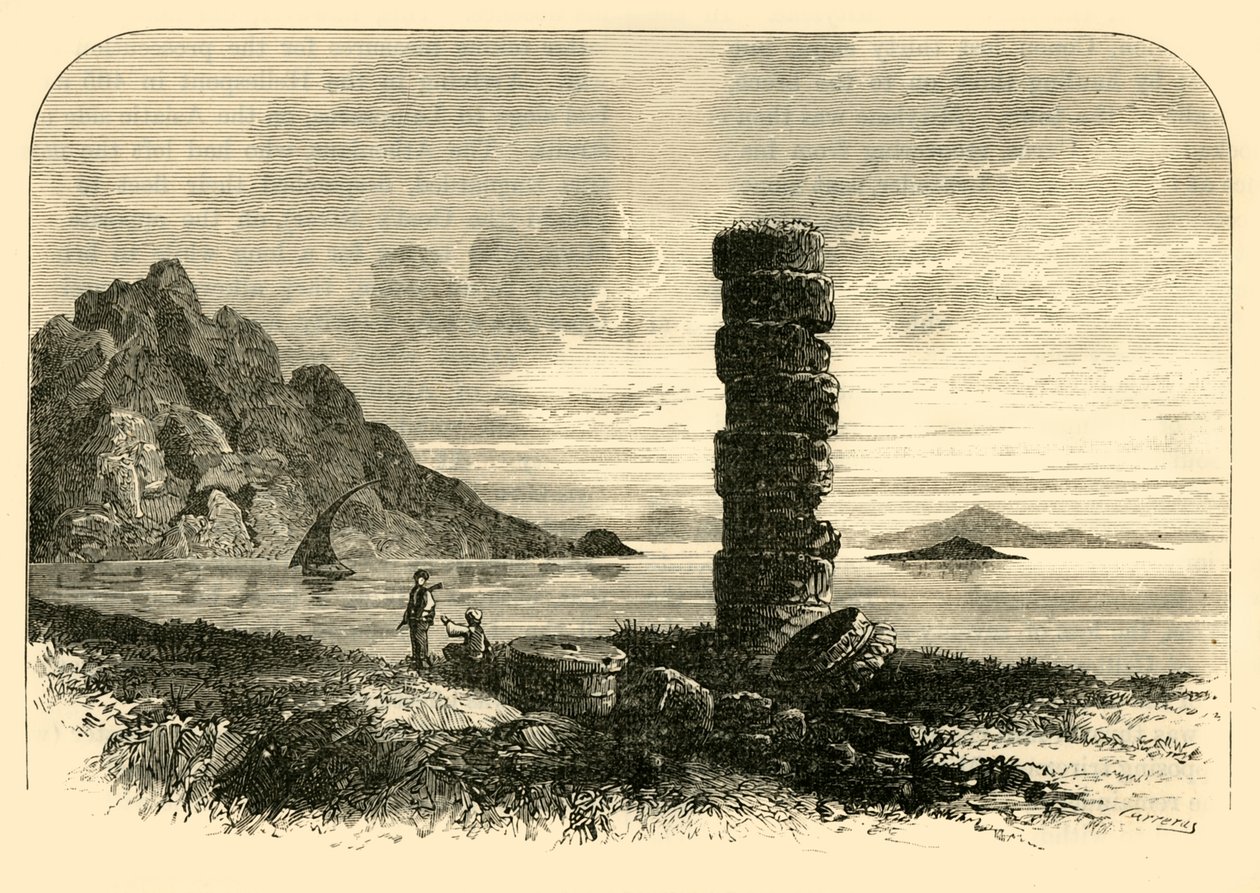 On the Coast of Samos, 1890 by Unbekannt