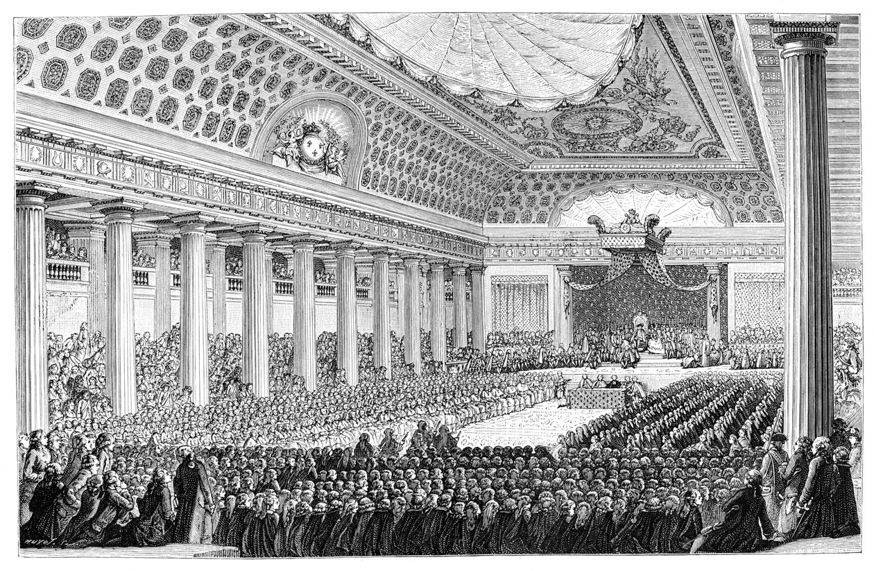 Opening of the Estates General, Versailles by Unbekannt