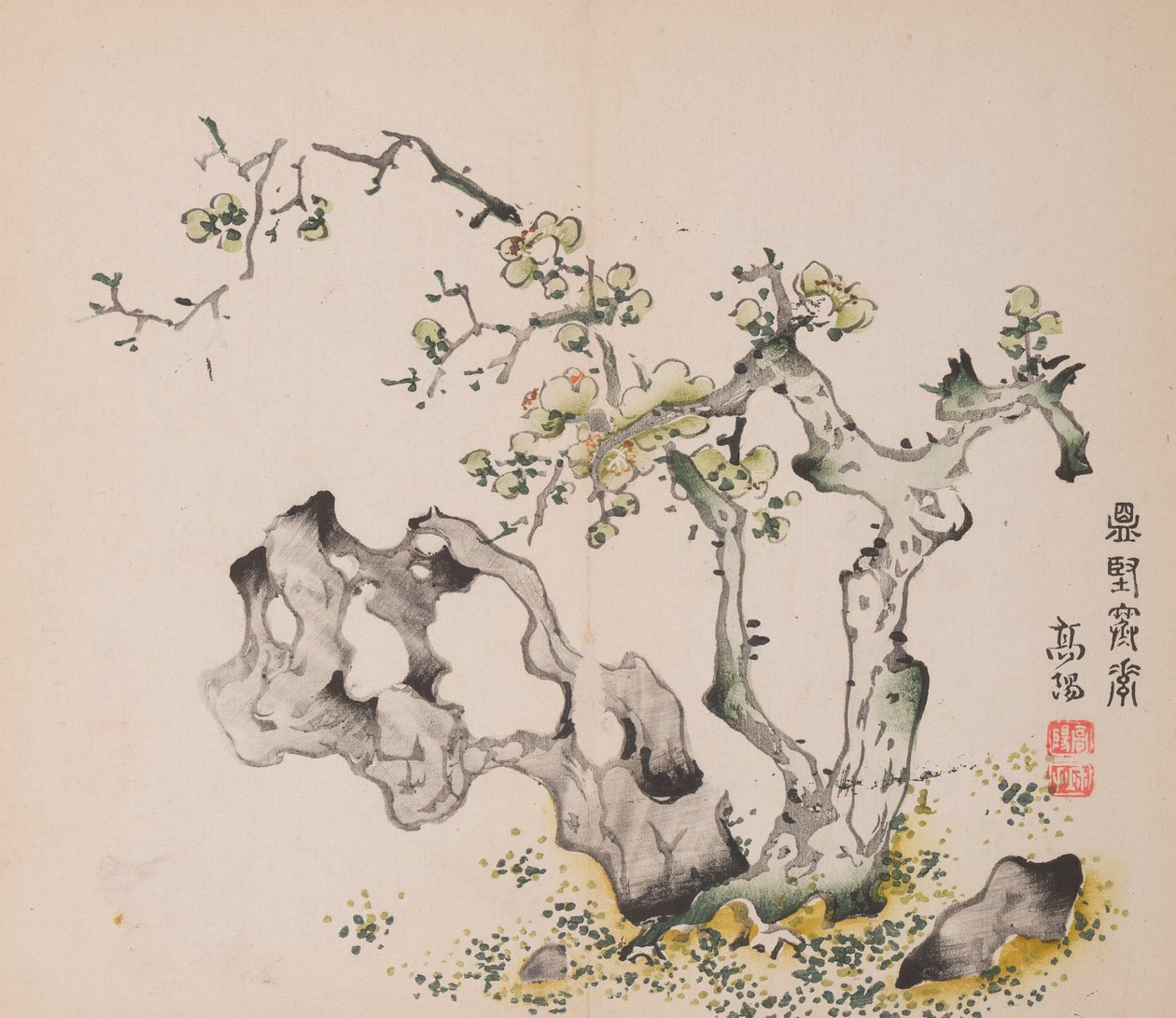 Page from Shi Zhu Zhai by Unbekannt