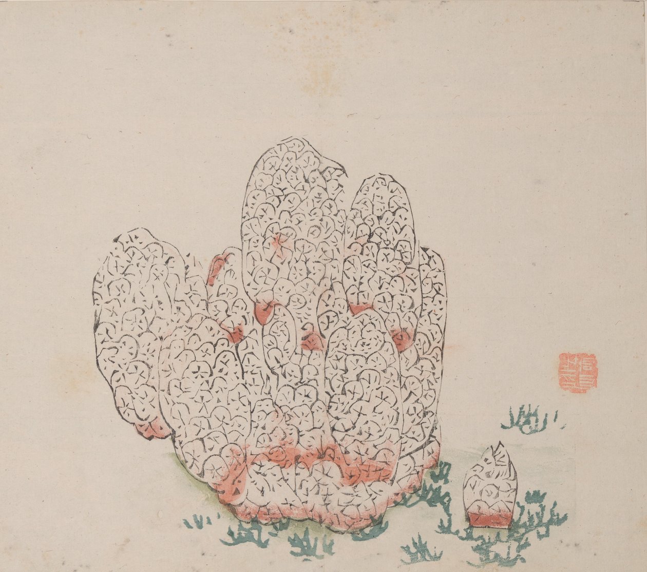 Page from Shi Zhu Zhai by Unbekannt
