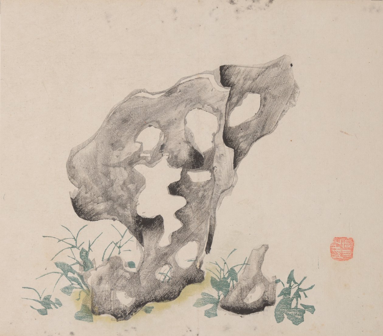 Page from Shi Zhu Zhai by Unbekannt