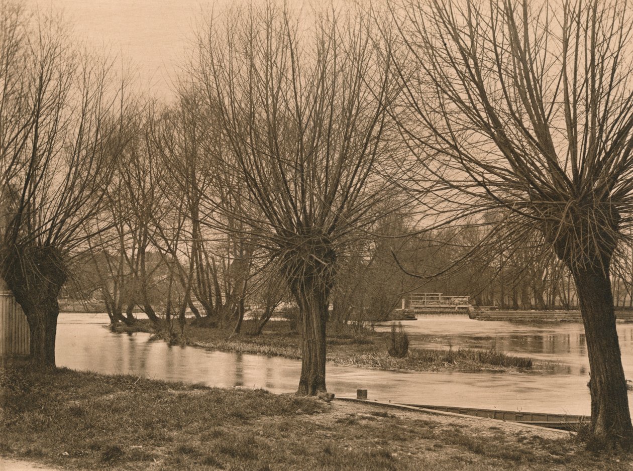 Pangbourne Weir by Unbekannt