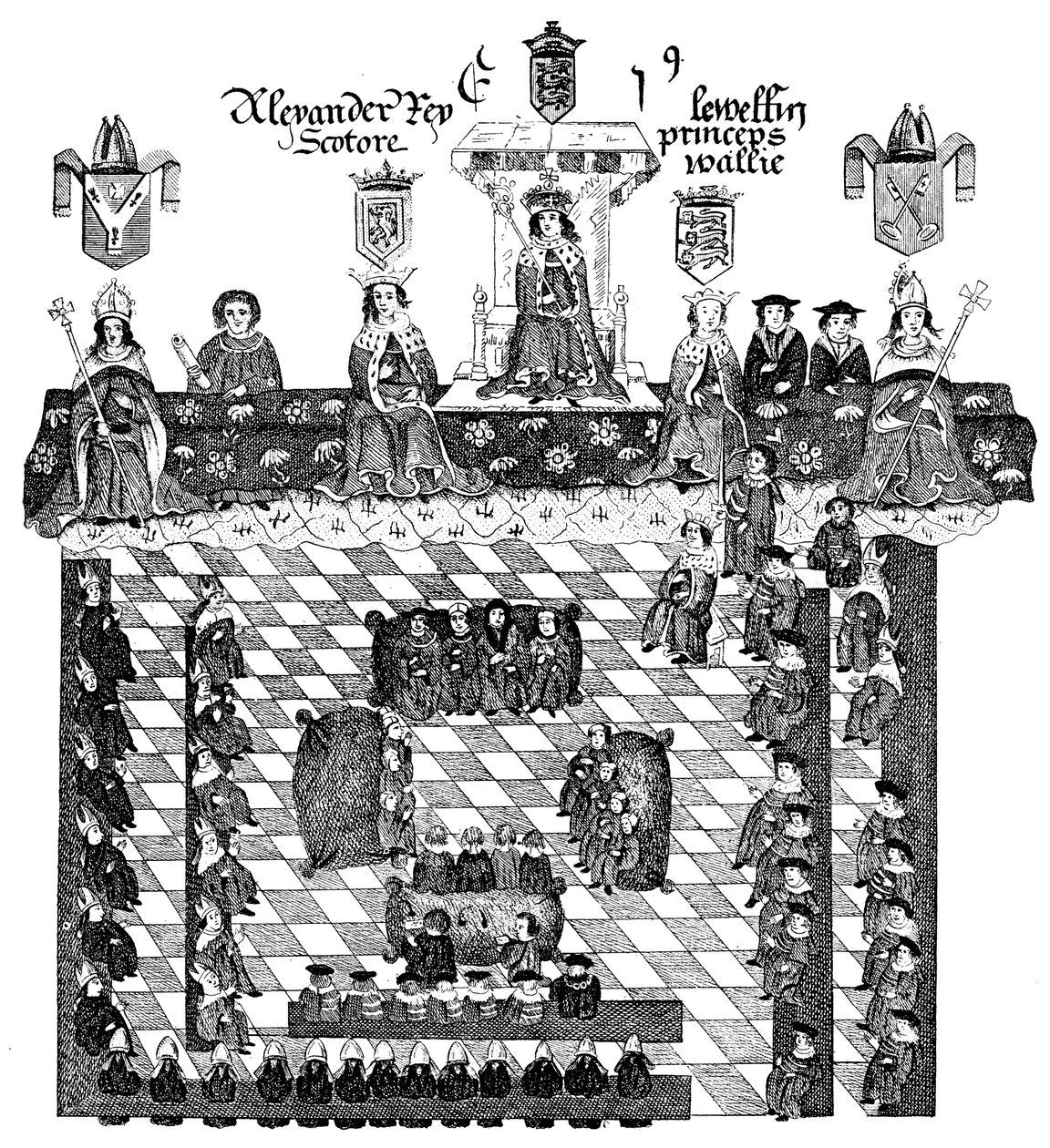 Parliament of Edward I by Unbekannt
