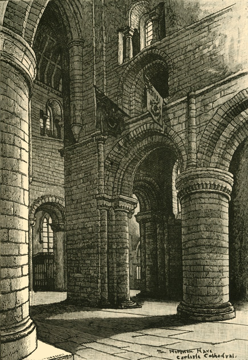 Part of the Nave, Carlisle Cathedral by Unbekannt