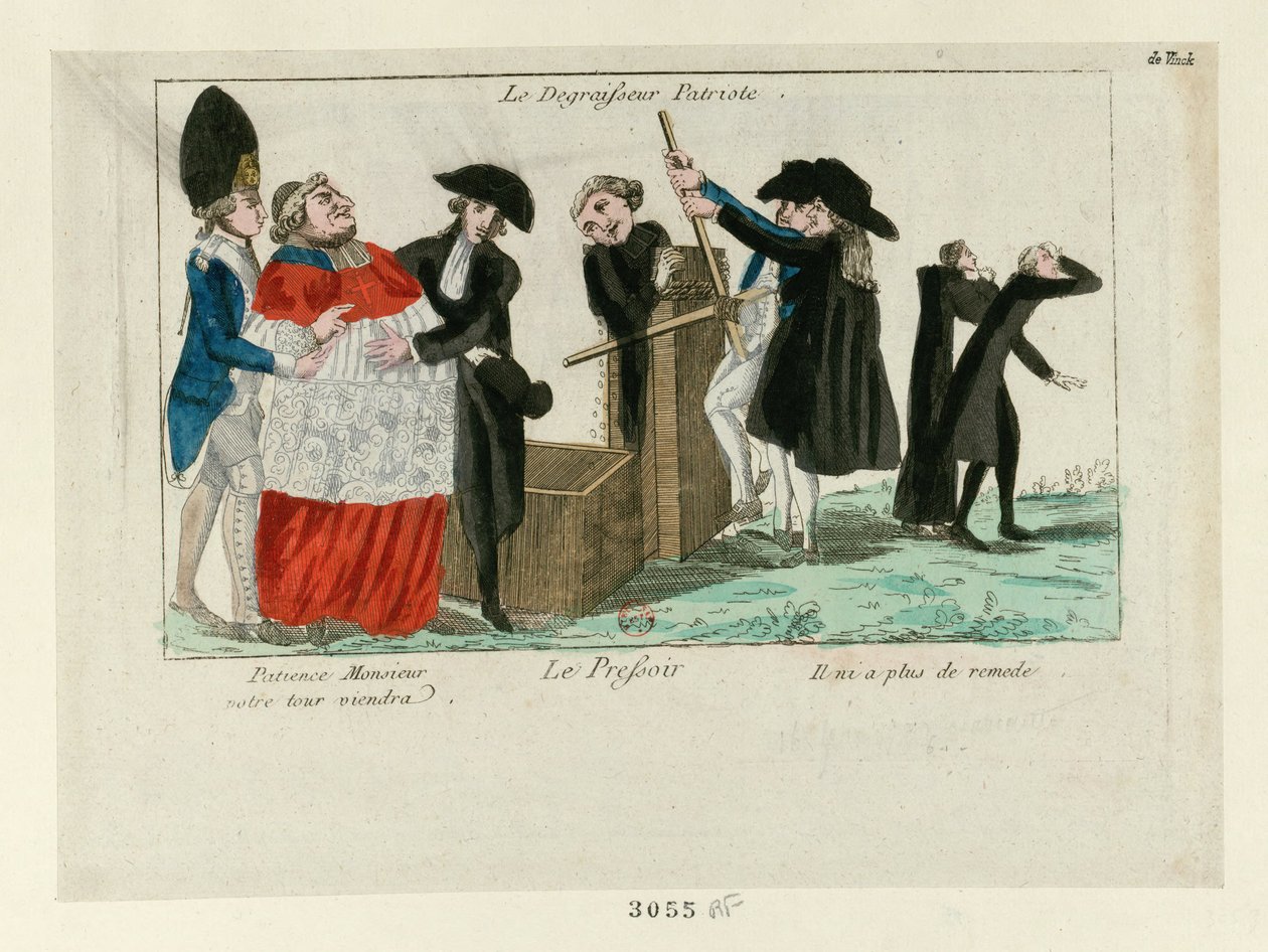 Patience Monsignor Your Turn Will Come..., 1790 by Unbekannt