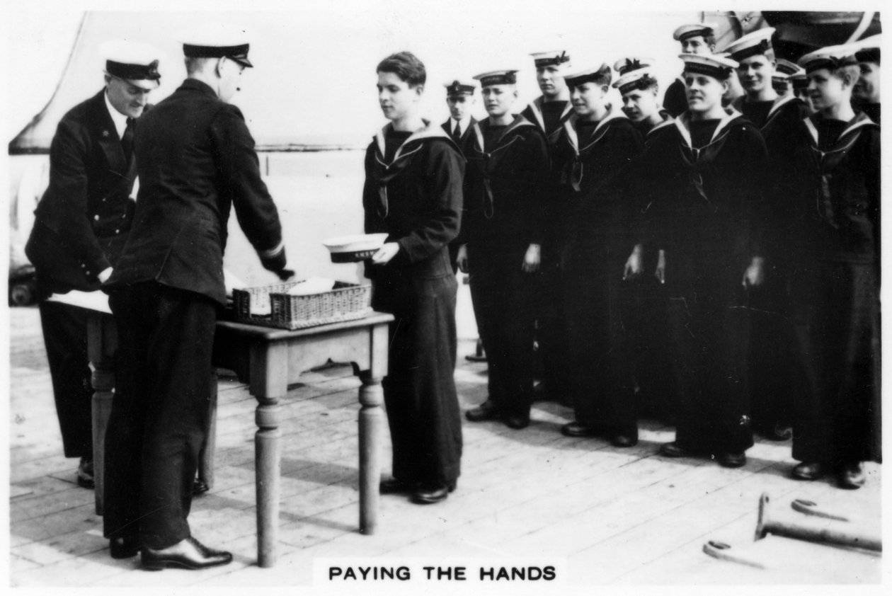Paying the Hands by Unbekannt