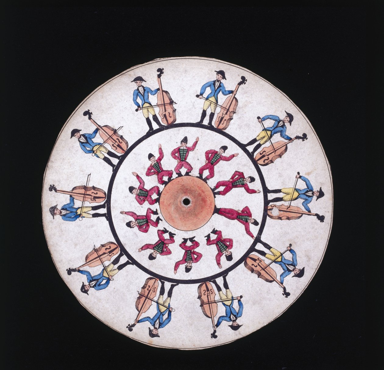 Phenakistiscope disc, c 1830 by Unbekannt