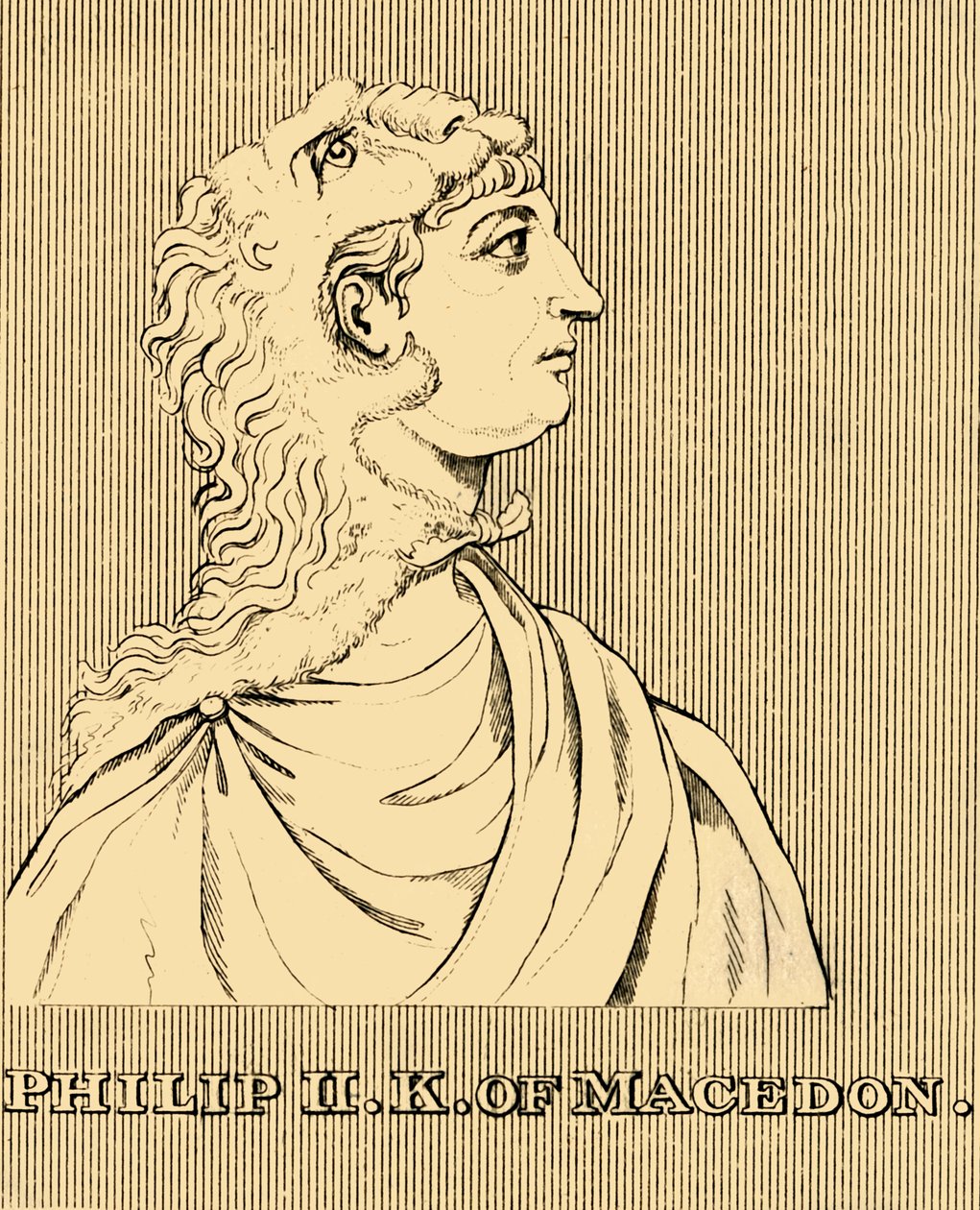 Philip II King of Macedon by Unbekannt