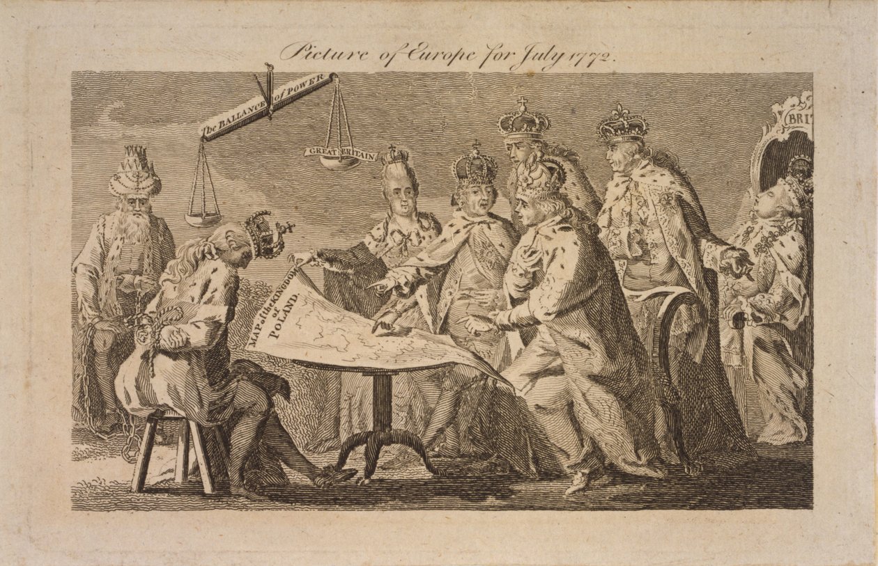 Picture of Europe for July 1772 by Unbekannt