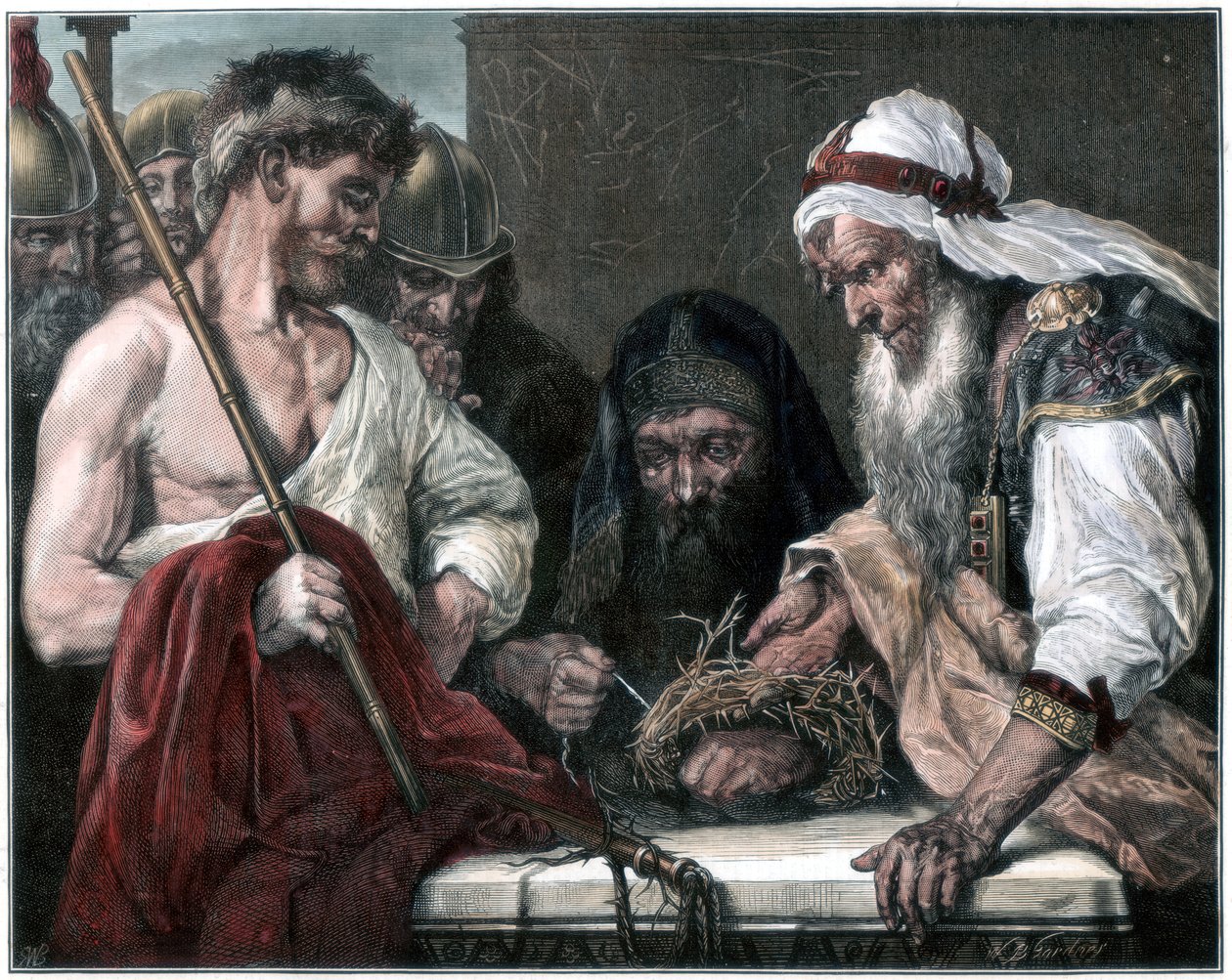 Plaiting the Crown of Thorns by Unbekannt