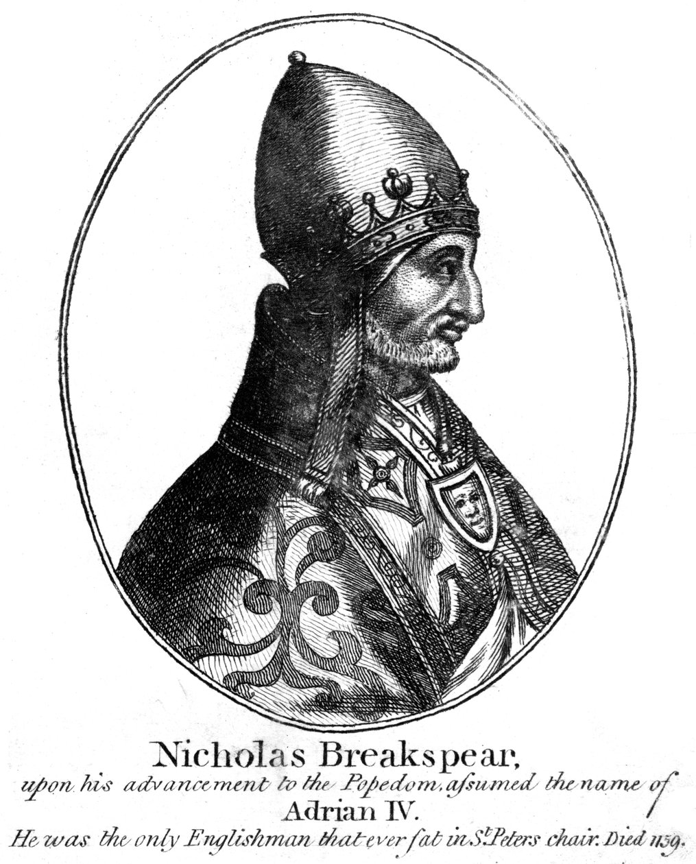 Pope Adrian IV by Unbekannt